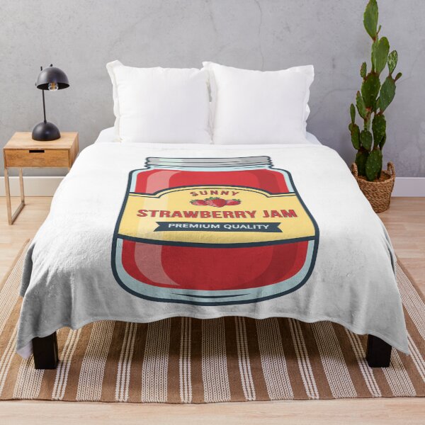 Item preview, Sunny Strawberry Jam Jar Retro Food designed and sold by k3rstman1.