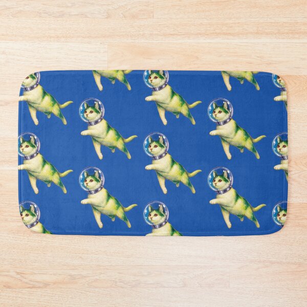 Item preview, Space Cat Astronaut – Retro Sci-Fi Kitty Illustration designed and sold by PIXEL POP DESIGNS - Beyond the Norm!.