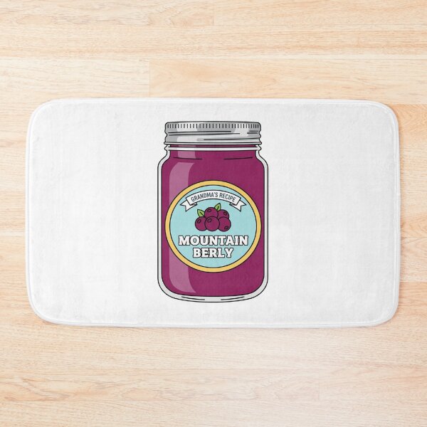 Item preview, Retro Food Mountain Berry Jelly Jar Label designed and sold by k3rstman1.