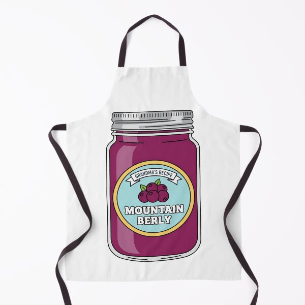 Item preview, Retro Food Mountain Berry Jelly Jar Label designed and sold by k3rstman1.