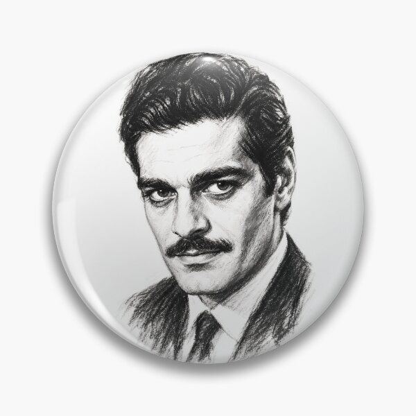Item preview, Retro and Vintage Stars Omar Sherif designed and sold by MarkColeImaging.