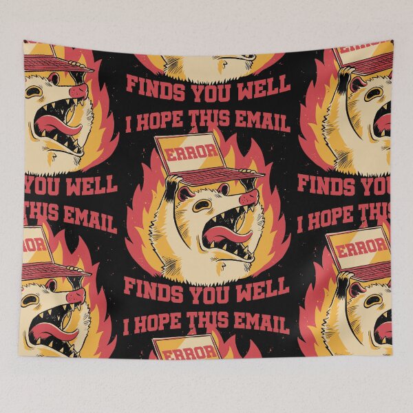 Item preview, Possum Work Email designed and sold by Studio Mootant.