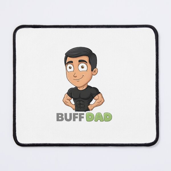 Item preview, Buff Dad Cartoon Design designed and sold by Murvel-Ink.