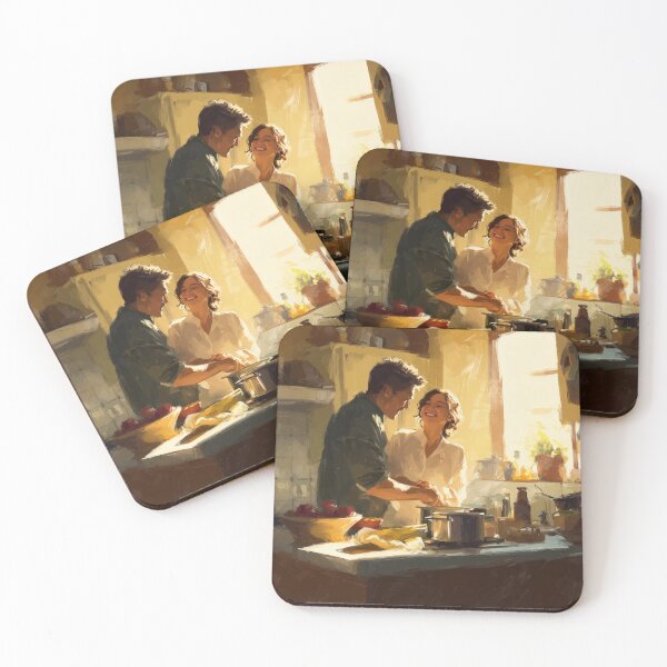 Item preview, Cooking Together at Golden Hour designed and sold by Rtymer.