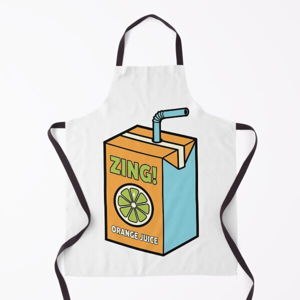 Item preview, Retro Food Zing Orange Juice Box Cartoon designed and sold by k3rstman1.