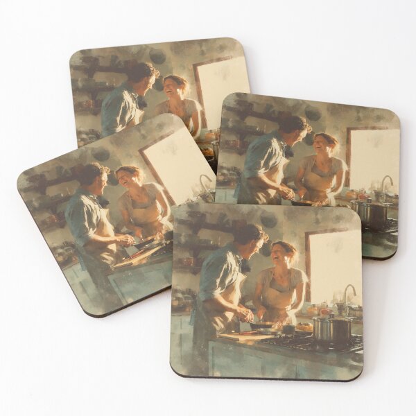 Item preview, Cooking Together at Golden Hour designed and sold by Rtymer.