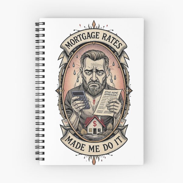 Item preview, Mortgage Rates Made Me Do It Funny Dad Finance Gift designed and sold by YMLux.