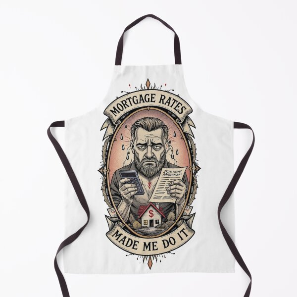 Item preview, Mortgage Rates Made Me Do It Funny Dad Finance Gift designed and sold by YMLux.