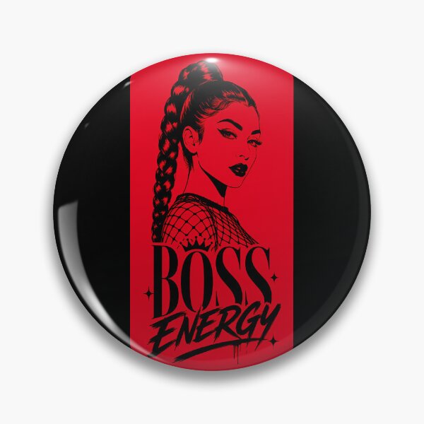 Item preview, Boss Energy Red Stencil Qveen Herby Aesthetic designed and sold by LumePrint.