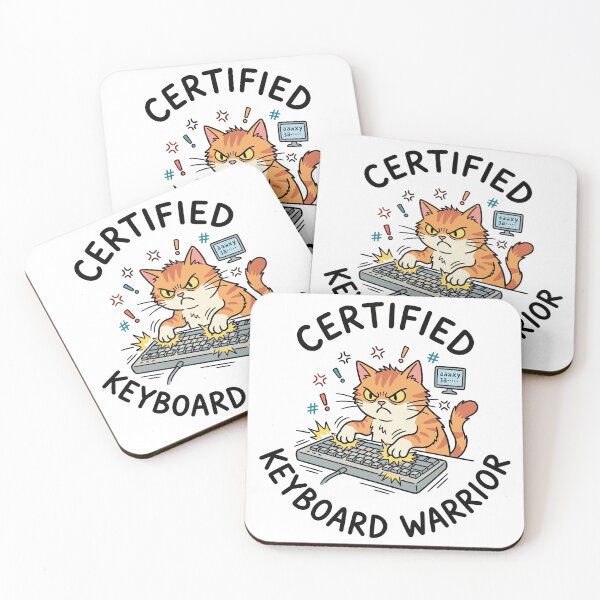 Item preview, Certified Keyboard Warrior – Online Chaos Specialist designed and sold by PrincessLavinia.