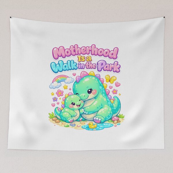 Item preview, Motherhood Is a Walk in the Park designed and sold by LuveraxArt.