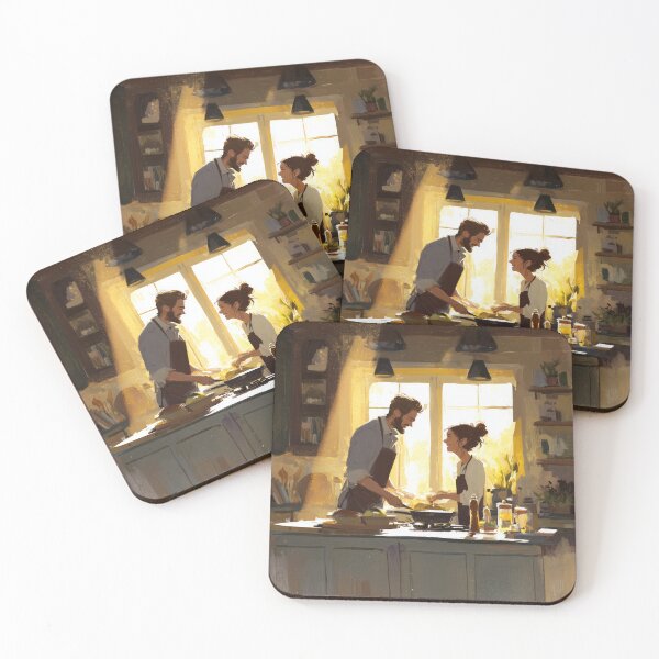 Item preview, Cooking Together at Golden Hour designed and sold by Rtymer.