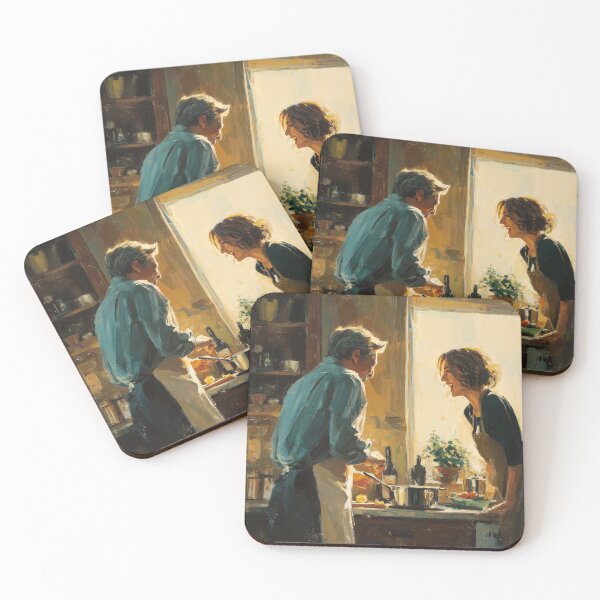 Item preview, Cooking Together at Golden Hour designed and sold by Rtymer.
