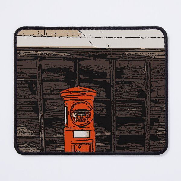 Item preview, Vintage Red Japanese Postbox - Pop Art Print designed and sold by SakuraArtJP.
