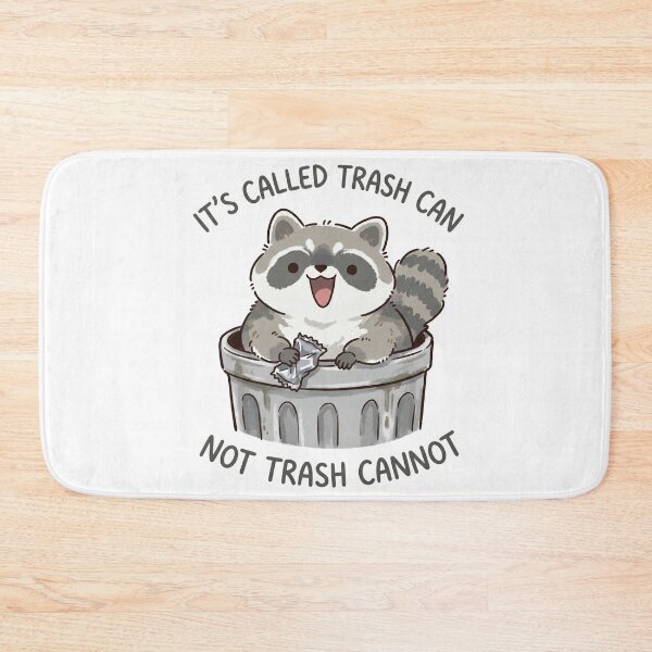 Item preview, Cute Raccoon - It's Called Trash Can not Trash Cannot // Silly Animal Sticker  designed and sold by Astraphyllia.