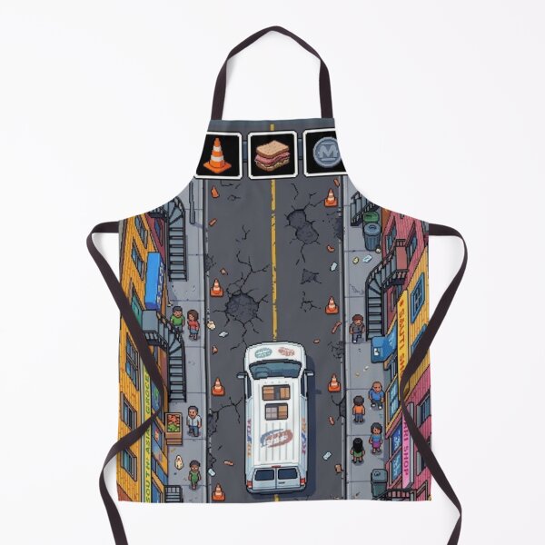 Item preview, SURVIVEZ AU TRAFIC: A Montreal Pixel Art Game Series designed and sold by LouDSarG.