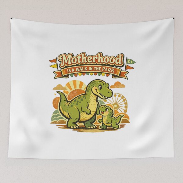 Item preview, Motherhood Is a Walk in the Park designed and sold by LuveraxArt.