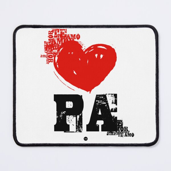 Item preview, I love you, Pa designed and sold by XUSRedbubble.