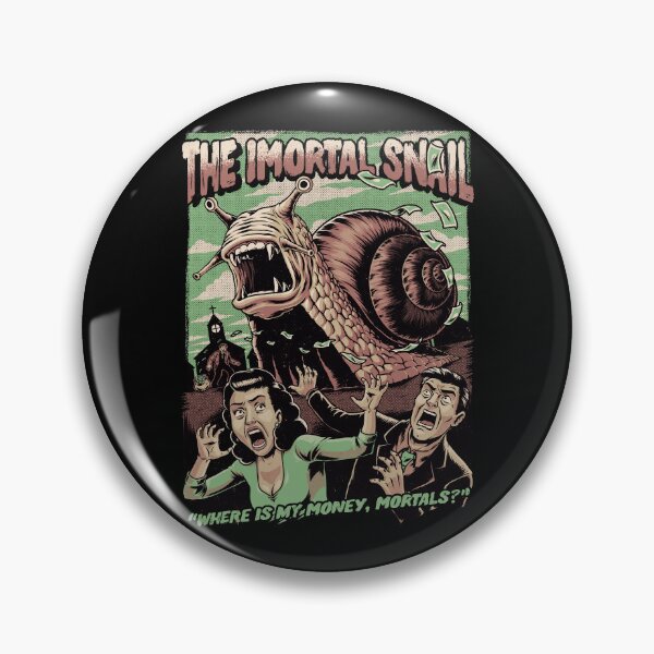 Item preview, Immortal Snail Horror Movie designed and sold by Studio Mootant.