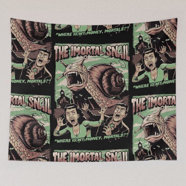 Item preview, Immortal Snail Horror Movie designed and sold by Studio Mootant.