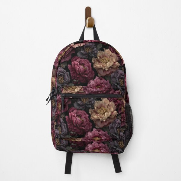 Item preview, Moody Burgundy Peonies Dark Floral Pattern designed and sold by Prismatect.