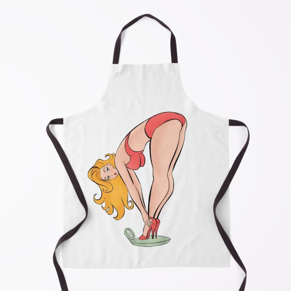 Item preview, Vintage Retro Pin-up Girl on Scale designed and sold by heeydraws.