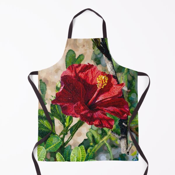 Item preview, Deep Crimson Hibiscus Contrast designed and sold by Robinsonlerouge.