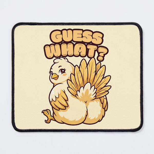 Item preview, Guess What Chicken Butt Funny Chicken Gift designed and sold by Wander & Whim Designs.