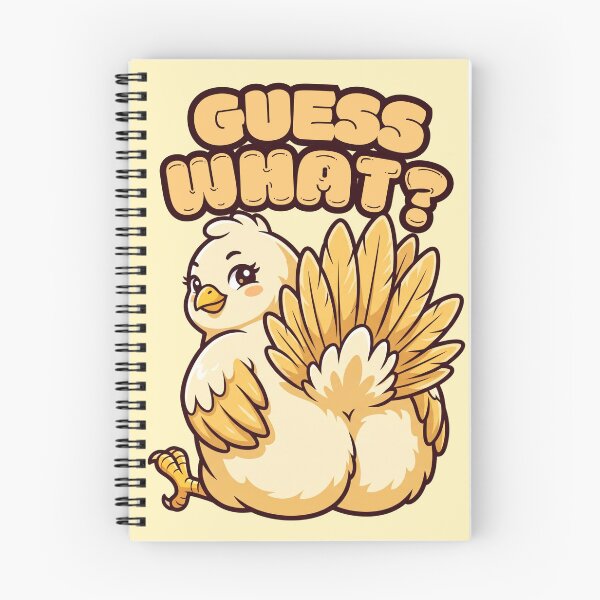 Item preview, Guess What Chicken Butt Funny Chicken Gift designed and sold by Wander & Whim Designs.