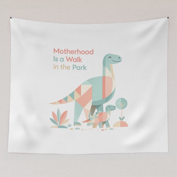 Item preview, Motherhood Is a Walk in the Park designed and sold by LuveraxArt.