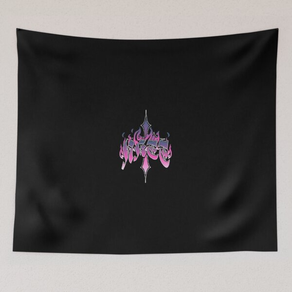 Item preview, NKTTWEAR Cyber Flames Logo - Chrome Pink & Blue Streetwear Design designed and sold by nkttwear.