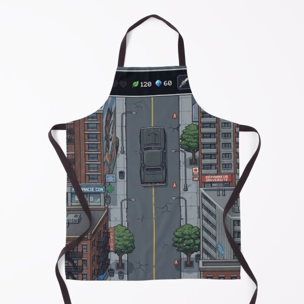 Item preview, Côte-des-neiges 2 Montreal Pixel Art Retro Game Poster Construction Electric Car Quebec Print designed and sold by LouDSarG.