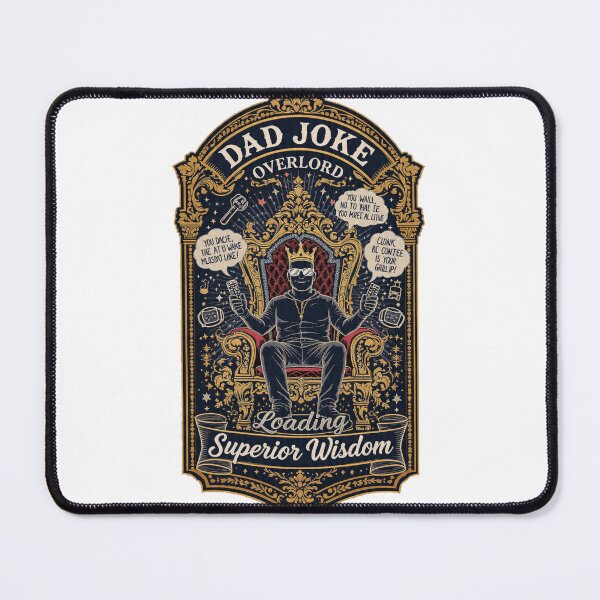 Item preview, Dad Joke Overlord Funny Parenting Toddler King Dad Life Gift designed and sold by YMLux.