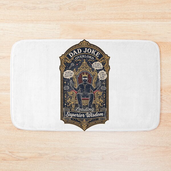 Item preview, Dad Joke Overlord Funny Parenting Toddler King Dad Life Gift designed and sold by YMLux.
