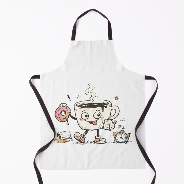 Item preview, Hyper Coffee Cup Character - Morning Energy - Funny Coffee Art designed and sold by OuSfian1.