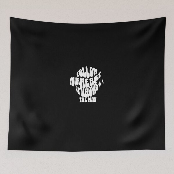 Item preview, Follow Your Heart White Bubble Typography - Aesthetic Retro Streetwear designed and sold by nkttwear.