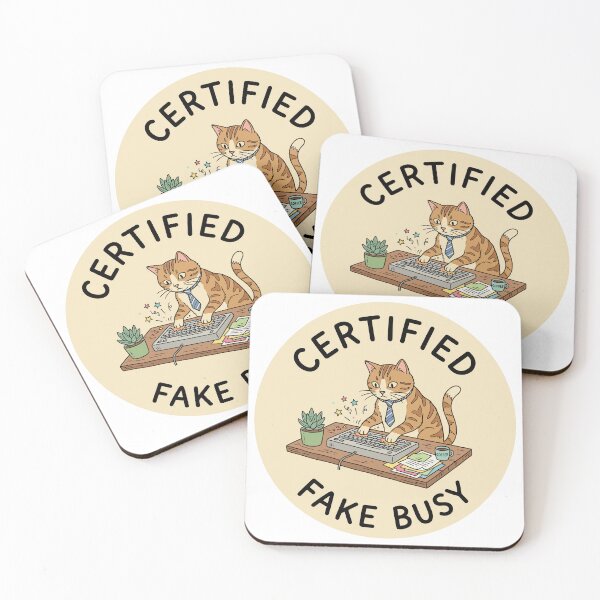 Item preview, Certified Fake Busy – Master of Looking Productive designed and sold by PrincessLavinia.