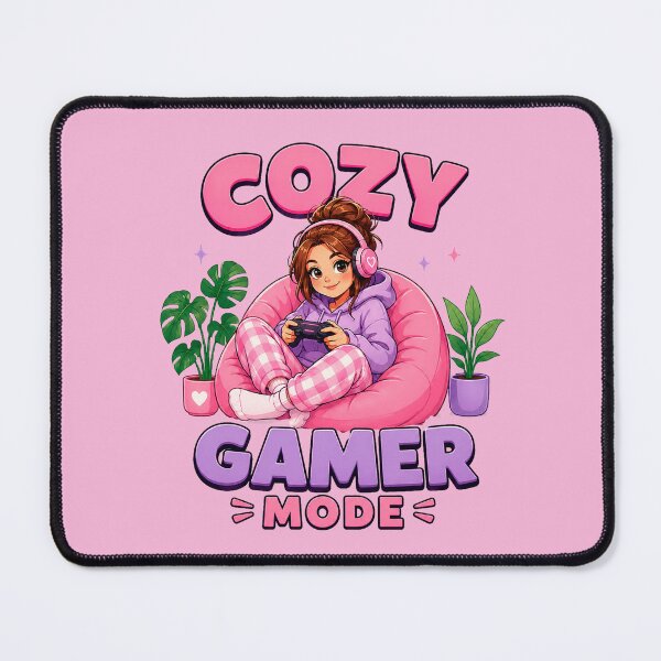 Item preview, Cozy Gamer Mode Girl designed and sold by ImagenFusionP.