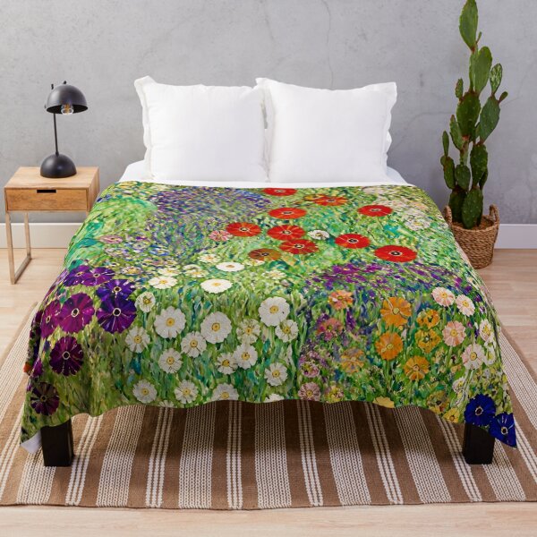 Item preview, Gustav Klimt Flower Garden  designed and sold by Vicky Brago-Mitchell®.