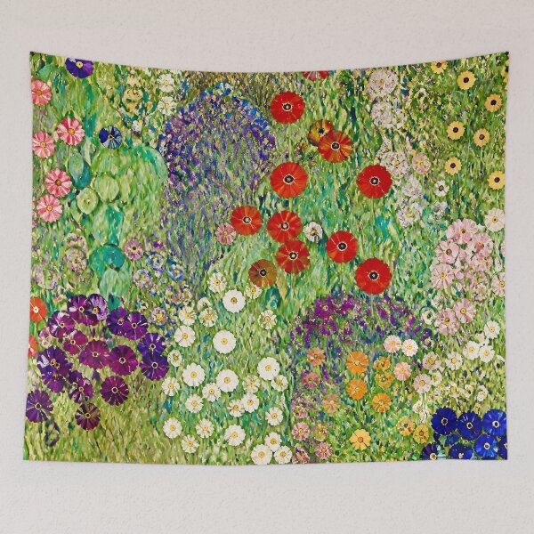 Item preview, Gustav Klimt Flower Garden  designed and sold by Vicky Brago-Mitchell®.