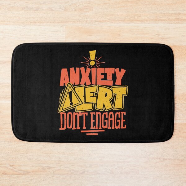 Item preview, Anxiety Alert Quote designed and sold by Studio Mootant.