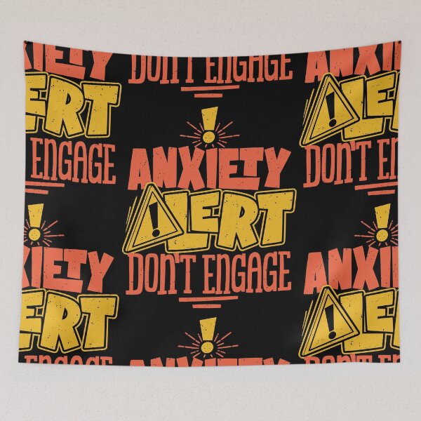 Item preview, Anxiety Alert Quote designed and sold by Studio Mootant.