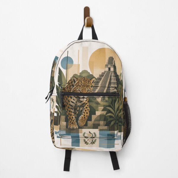 Item preview, Geometric Boho Jaguar and Tikal Temple Art designed and sold by Nova Graphix.