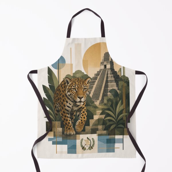 Item preview, Geometric Boho Jaguar and Tikal Temple Art designed and sold by Nova Graphix.