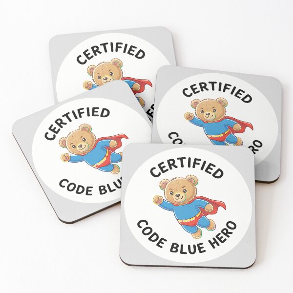 Item preview, Certified Code Blue Hero – Saving Lives in Critical Moments designed and sold by PrincessLavinia.