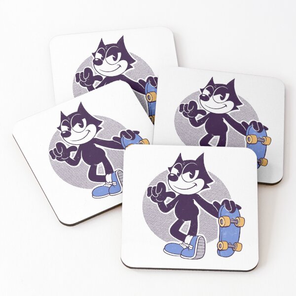 Item preview, Felix the Cat Skater – Vintage Cartoon Skateboard Vibes designed and sold by StartScream.