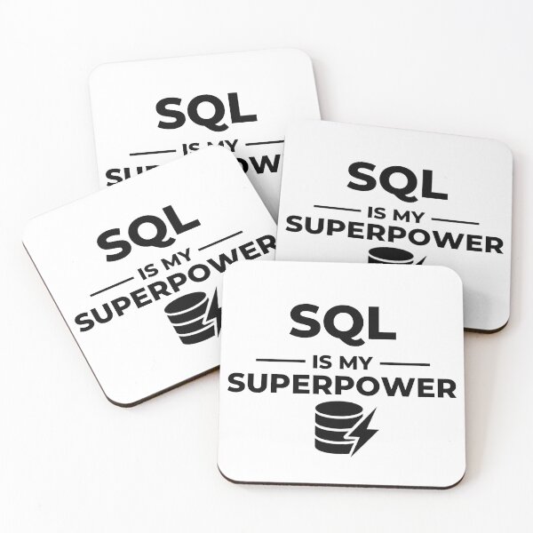 Item preview, SQL Is My Superpower – Data Analyst & Coding Humor designed and sold by TommyArt94.
