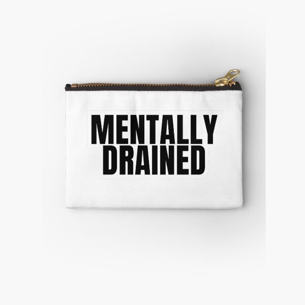 Item preview, Mentally Exhausted Sticker designed and sold by MentalOffline.