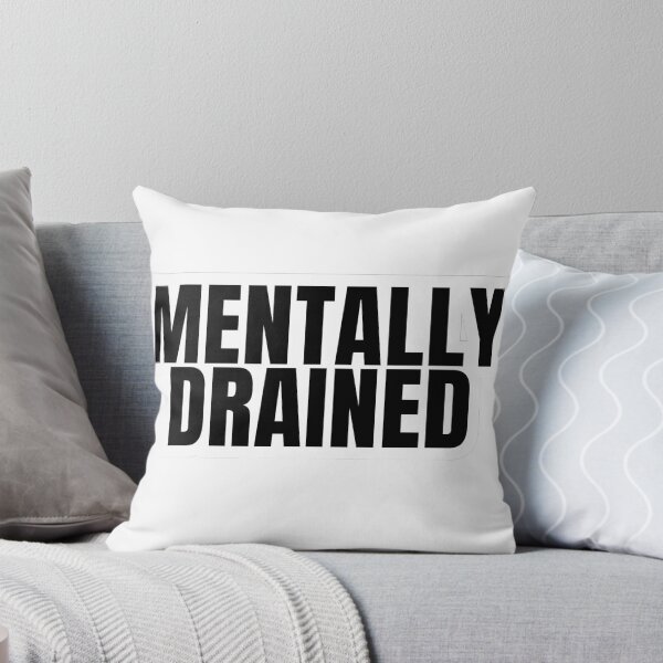 Item preview, Mentally Exhausted Sticker designed and sold by MentalOffline.