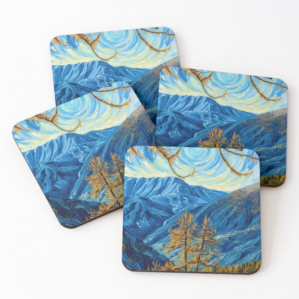 Item preview, The Golden Larch Peak designed and sold by Robinsonlerouge.